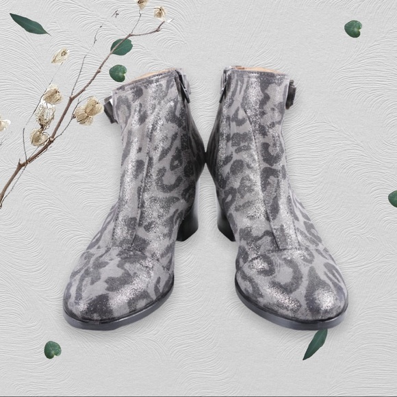 Thakoon Addition Leopard Print Leather Ankle Boots - Picture 1 of 11